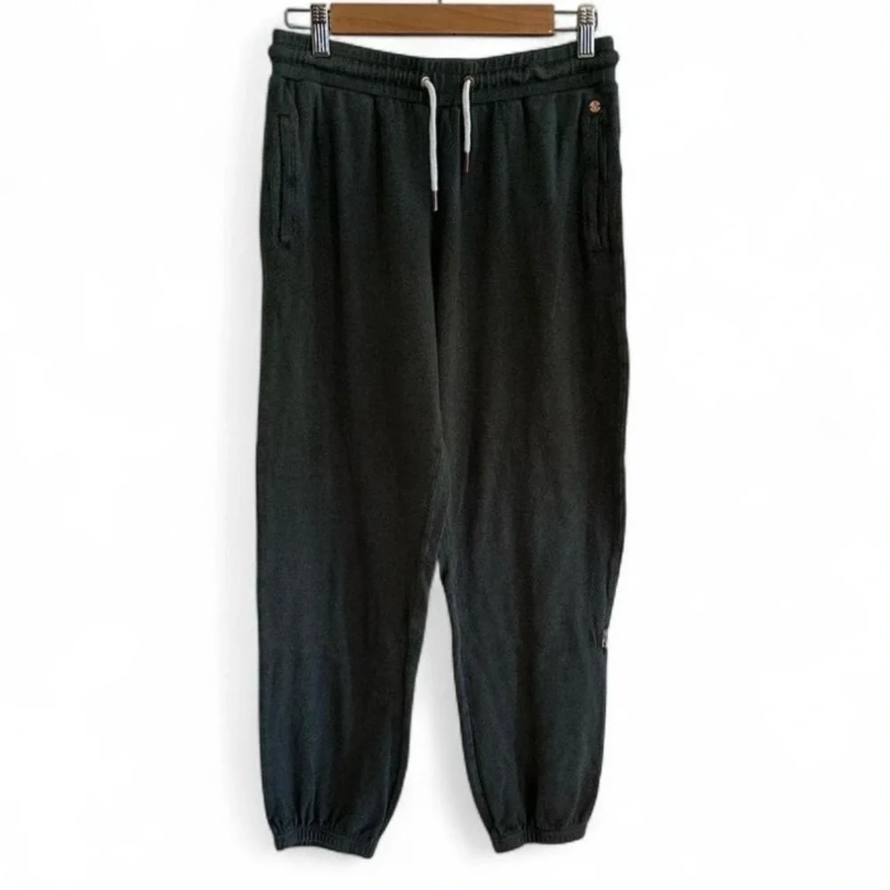Volcom Lived In Lounge Jogger Pants Grey Green Drawstring Sweatpants Women S - Picture 4 of 9